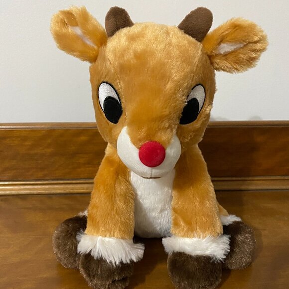 Kohls Cares Rudolph The Red Nosed Reindeer Stuffed Animal Plush 10 inches - Picture 1 of 6